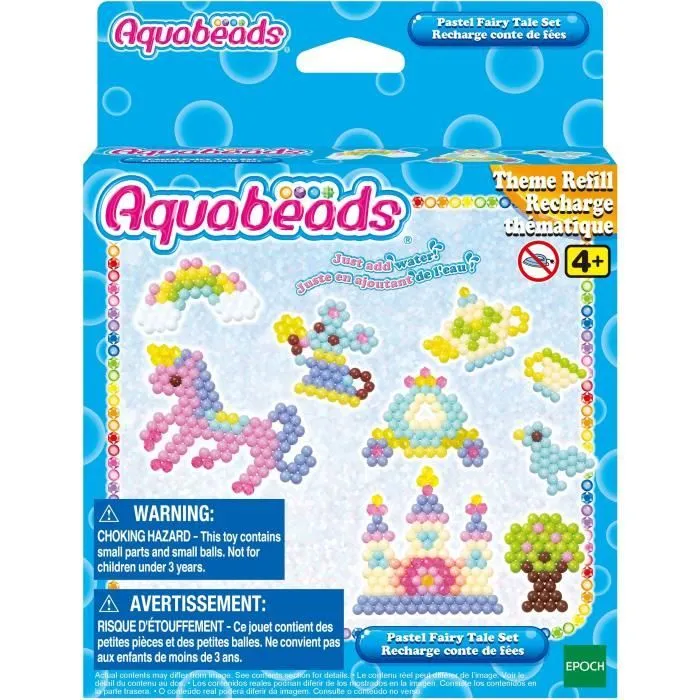 Loisir créatif - AQUABEADS - Recharge conte de fées - Perles qui collent à l'eau-5