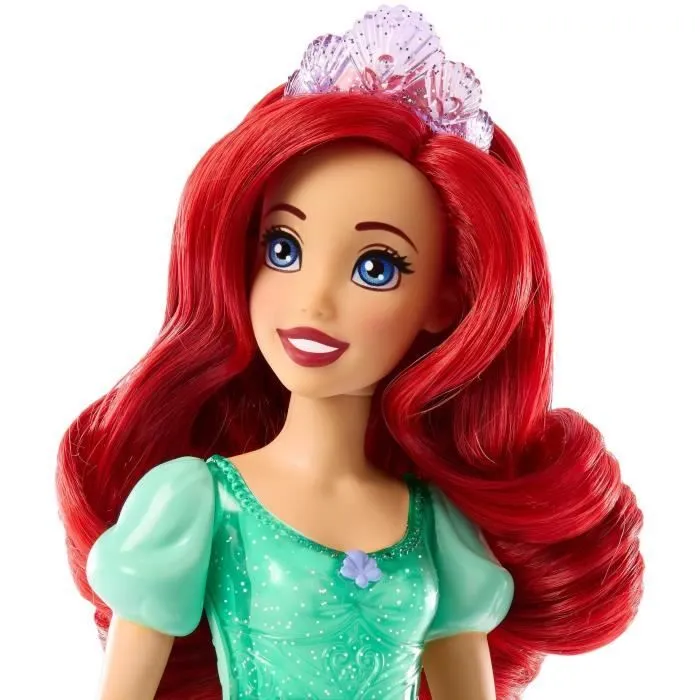 Ariel Poupée 29 cm, Mattel Poupée Disney Princesses habillage et accessoires HLW10-3