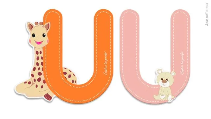 Janod - Lettre U Sophie la Girafe - JURATOYS-1