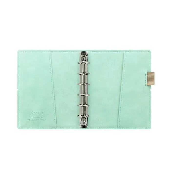 Agenda organiseur - FILOFAX - Domino Soft - Format Pocket - Couverture rigide - Vert amande-2