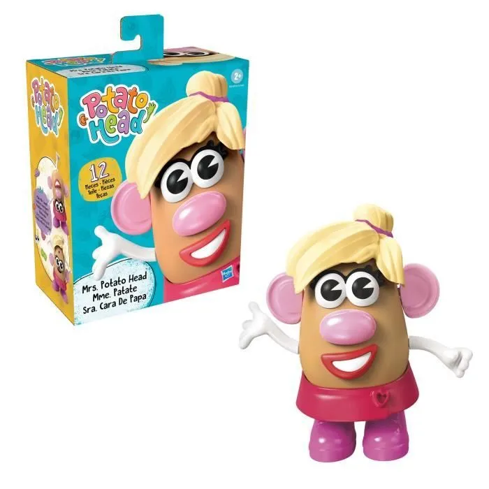 Figruine Madame Patate, 12 pièces à mélanger et à combiner , Mr. Potato Head Playskool Potato Head, Dès 2 ans-1
