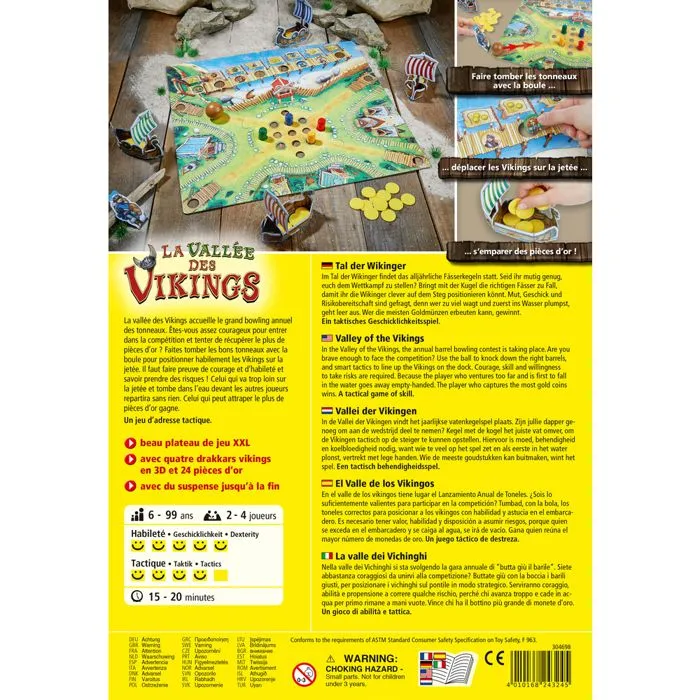 Jeu de société - HABA - La Vallée des Vikings - adresse et tactique - 6 ans et plus-2