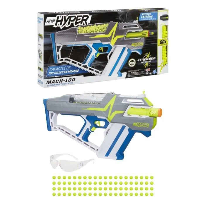Pistolet a boule - a bille (puissance inferieure a 0,07 joule) - a flechette en mousse - ventouse - plastique Nerf-2