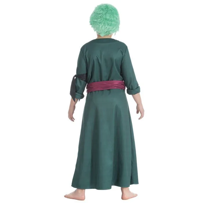 Déguisement Zoro One Piece enfant - CHAKS - Modèle Zoro - Vert - Costume sous licence officielle-1