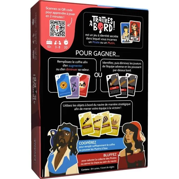 Traîtres à bord - Jeu de société - BLACKROCK-1