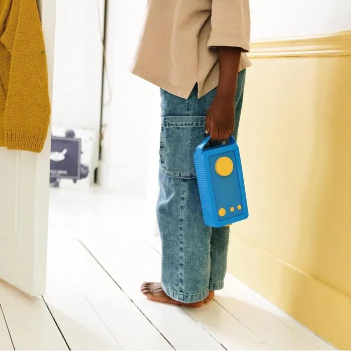 Coque de protection - Lunii - Odile Bleue - Silicone résistant - Lavable - Poignée intégrée-3