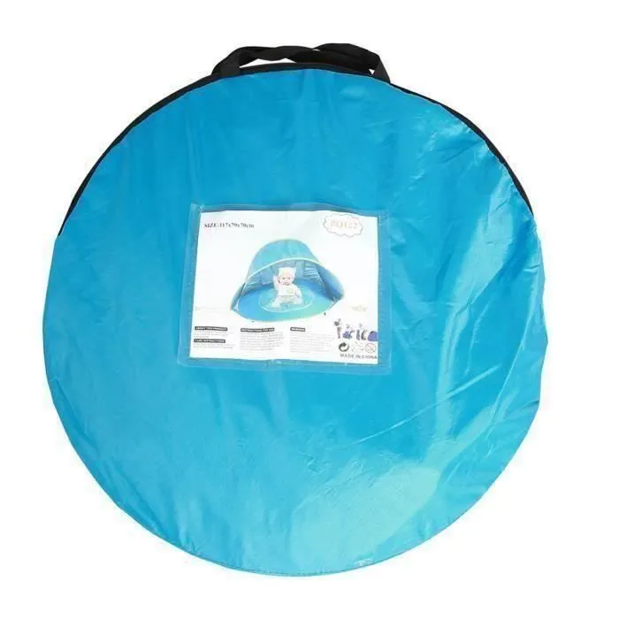 ss-33-Tente Abri de Plage Anti-UV UPF 50+ Bébé Piscine Jeux d'eau Détachable Fond Etanche Camping Voyage S01D11-3