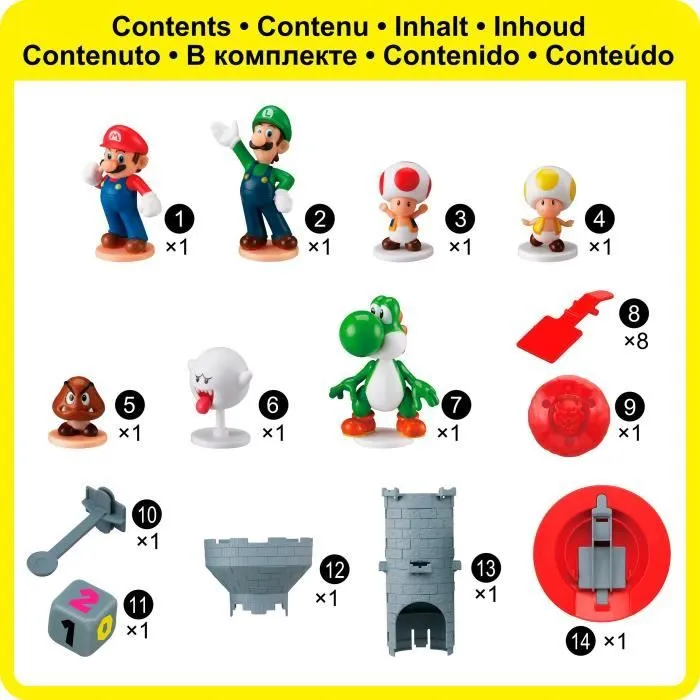 SUPER MARIO Blow Up! Shaky tower - Jeu de société - EPOCH - 7356-4