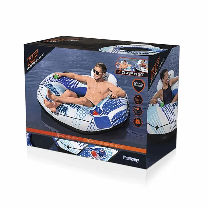 Roue gonflable Bestway Rapid Rider 165 x 148 cm Blanc-1