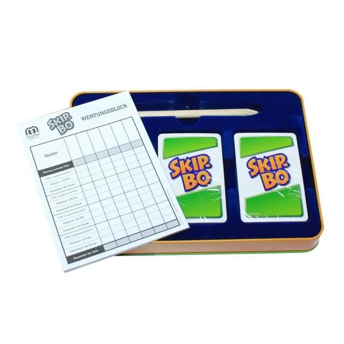 Jeu de société - MATTEL - SKIP BO Deluxe - Mixte - Vert - A partir de 7 ans-3