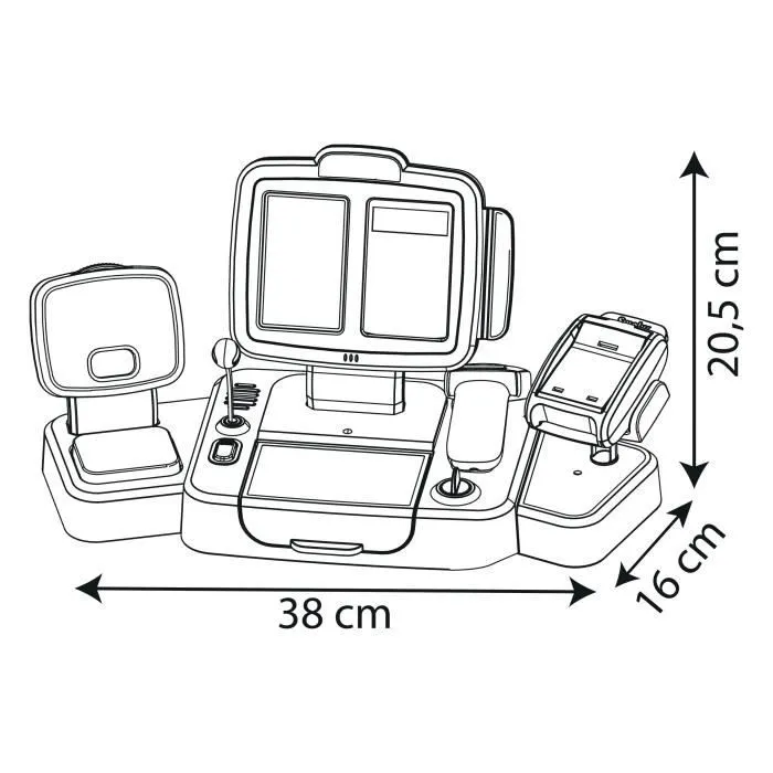 Smoby grande caisse enregistreuse - 30 accessoires inclus - dès 3 ans-5