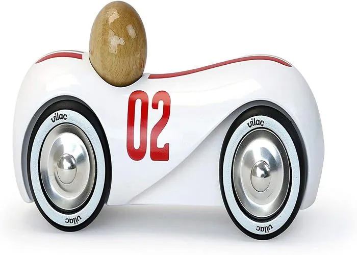 Jouet d'action - Vilac - Streamline vintage blanc - A partir de 2 ans - En bois laqué-2