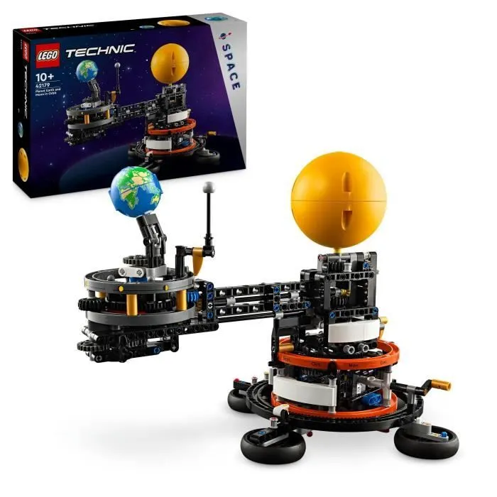 LEGO Technic 42179 La Planète Terre et la Lune en Orbite, Jouet, Thème du Système Solaire-0
