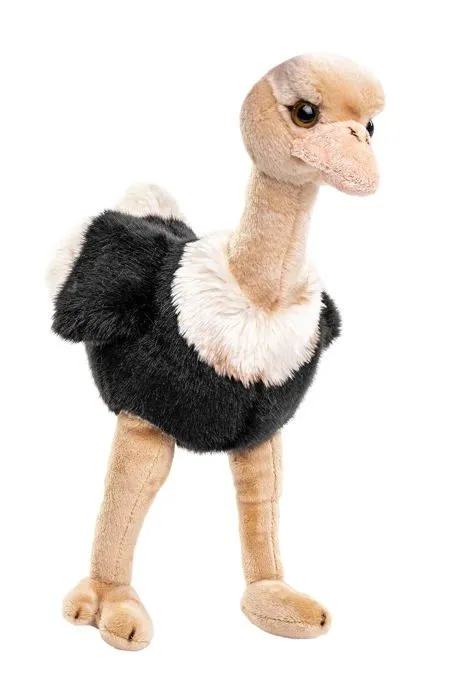 Peluche Uni-toys - V-00369 - Autruche d'Afrique - 36 cm (Hauteur) - Oiseau - Peluche, Doudou-1