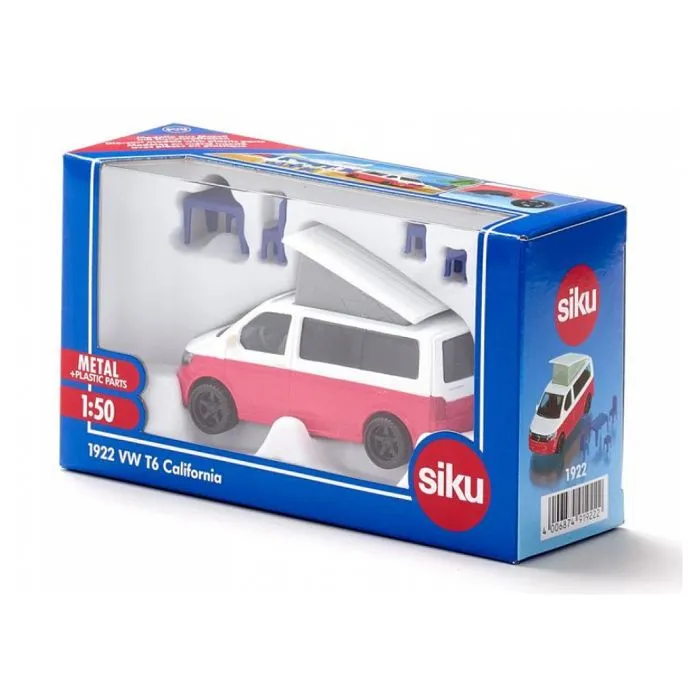 Véhicule VWT6 California avec toit amovible - échelle 1:50 - SIKU-0
