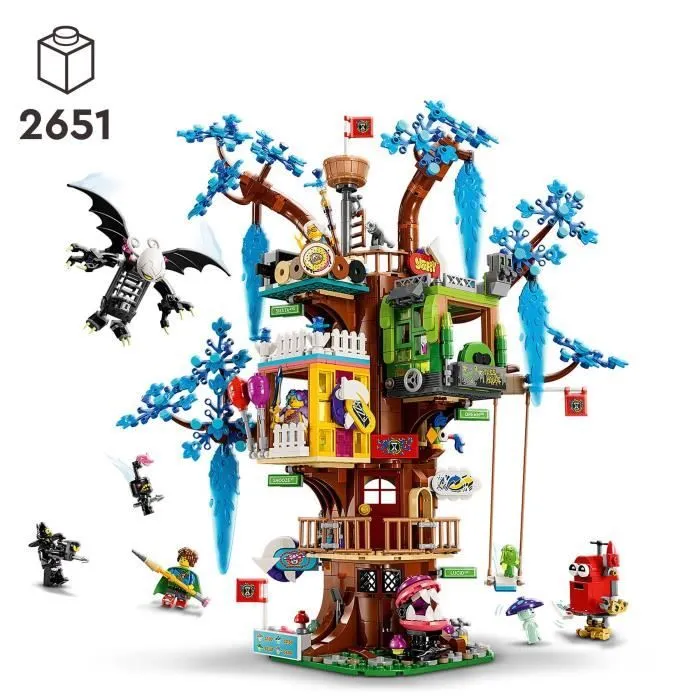 LEGO® DREAMZzz 71461 La Cabane Fantastique dans l’Arbre, Jouet, avec Minifigurines Mateo et Izzie-1