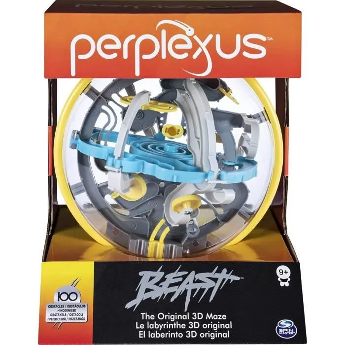Perplexus Beast, Labyrinthe 3D Parcours Original Avec 100 Défis, Jeu d'Action et de Réflexe, Casse tete enfant, Jouet Enfant 9 Ans e-0