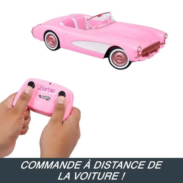 Hot Wheels®-Corvette® Barbie® radiocommandée-Tirée du film Barbie HPW40 - Collection capsule-4