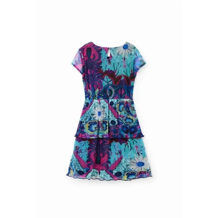 Robe fille Desigual Caleido - bleu-1
