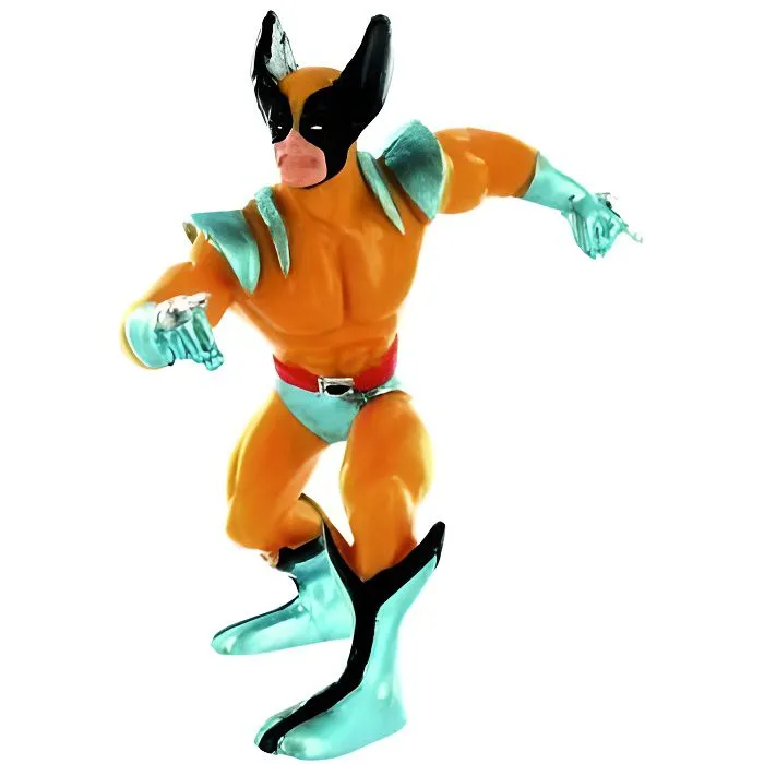 Figurine Marvel - COMANSI - Wolverine - 12 Cm - Orange, Noir, Rouge et Turquoise-0