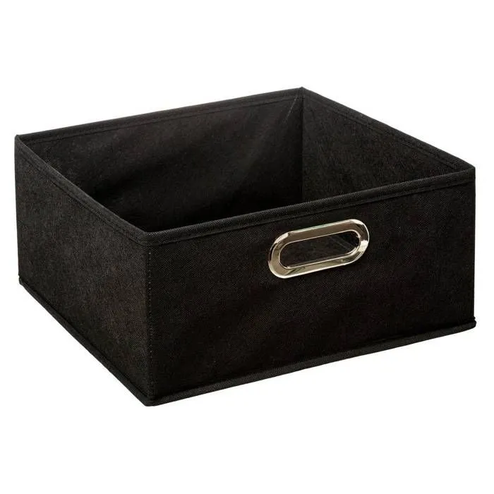 5five - panier tissu 31x15cm "mix n modul" noir-0