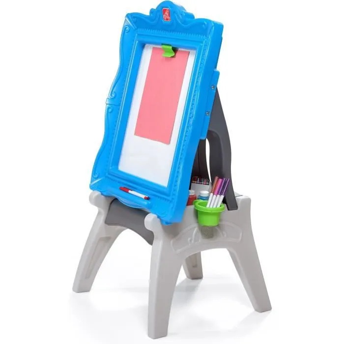 Chevalet pour enfant - STEP2 - Transformable en tabouret - Multicolore - Mixte - À partir de 3 ans-3