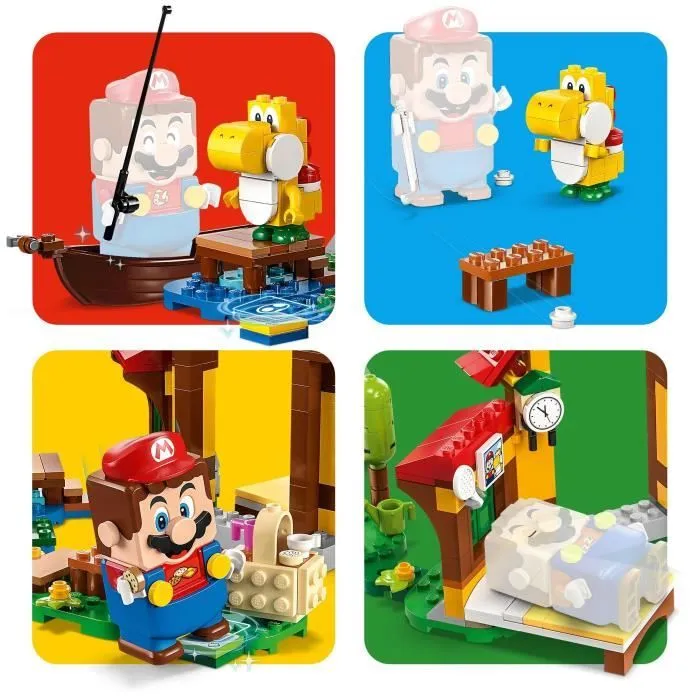 LEGO® Super Mario 71422 Ensemble d’Extension Pique-nique chez Mario, Jouet à Combiner avec Pack de Démarrage-3