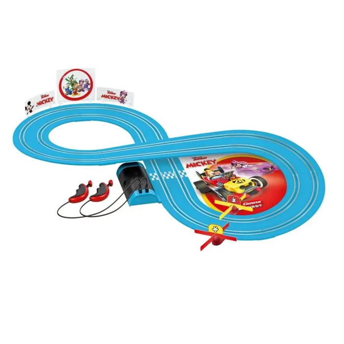 PISTE DE COURSE PREMIÈRE CARRERA 63046 MICKEY MOUSE EN TOURNÉE 2,4 M-1