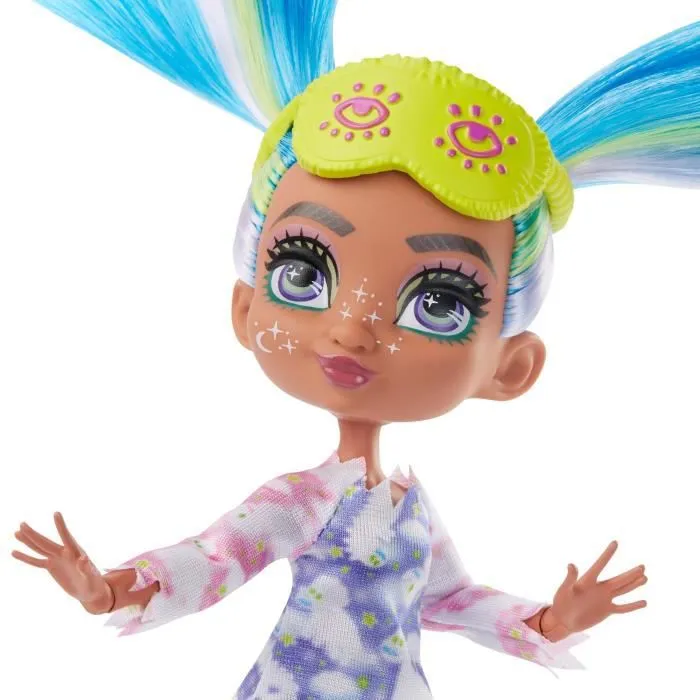 Coffret Pyjama Party Sauvage CAVE CLUB - Mini-poupée Tella articulée en 11 points avec accessoires - Dès 4 ans-1
