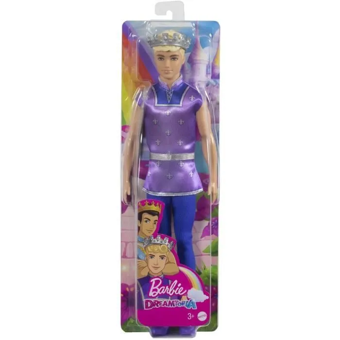 Barbie®-Ken® Prince-Poupée, blond, couronne HLC23-5