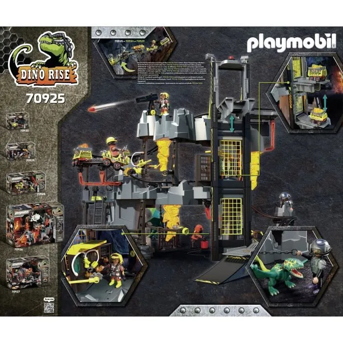 PLAYMOBIL - 70925 - Dino Rise - Dino Mine - Avec 4 personnages et 1 dino-2