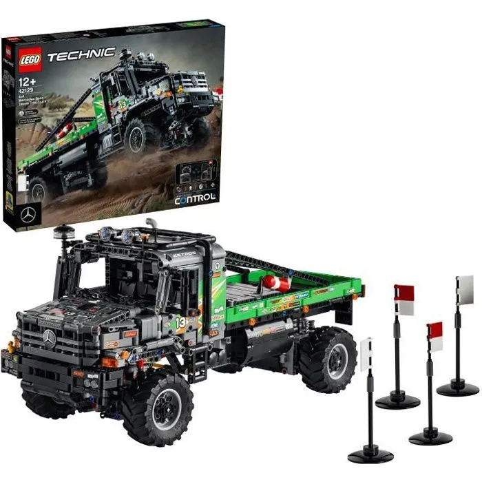 LEGO® Technic 42129 Le Camion d’Essai 4x4 Mercedes-Benz Zetros Télécommandé, Maquette Camion Mercedes, Camion Télécommandé, Adultes-0