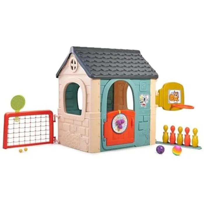 Maison d'activité - FAMOSA - Feber Casual Multi-Activity House 6in1 - Polyéthylène - Extérieur - Mixte-0
