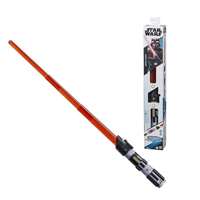 STAR WARS - Lightsaber Forge - Sabre laser de Dark Vador à lame rouge extensible - jouet de déguisement - à partir de 4 ans-2