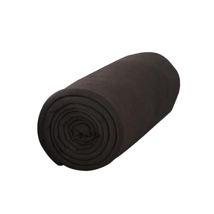 Drap housse - LA MAISON D'AMELIE - INTIMITY - 140x190 cm - Cacao - 100% coton-0