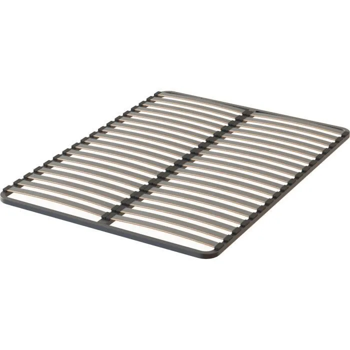 SEDAC Sommier 140 x 190 - 18 lattes 53 mm - Anthracite-0
