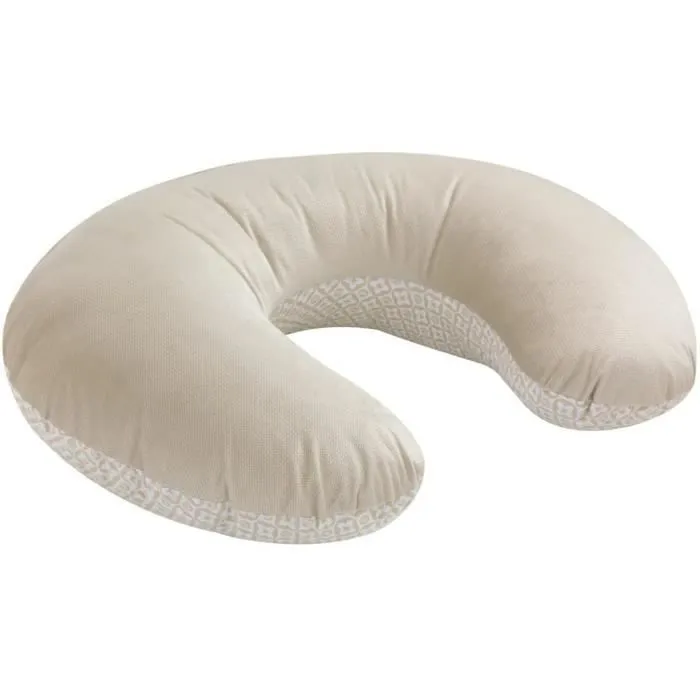 Bellochi Coussin D'allaitement avec Housse Coussin Allaitement 40x60 cm - Coton et Velours - Lux-1