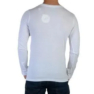 Tee Shirt Little Eleven paris Kim LS Mixte - Blanc-3
