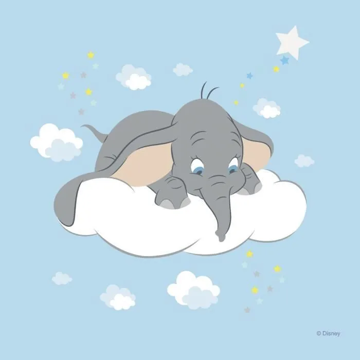 Coussin - Disney - Dumbo - Multicolor - 40cm x 40cm - Enfant-0