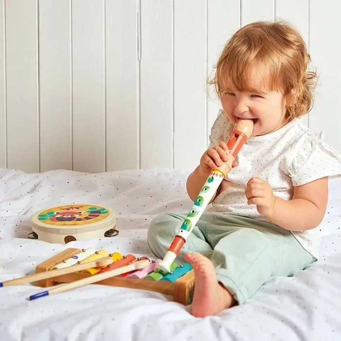 Set Musical Gioia - 4 Instruments de Musique Enfant - Jouets d'Imitation et d'Éveil Musical - Jeu en Bois FSC - Dès 18 Mois-1