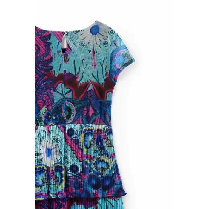 Robe fille Desigual Caleido - bleu-3