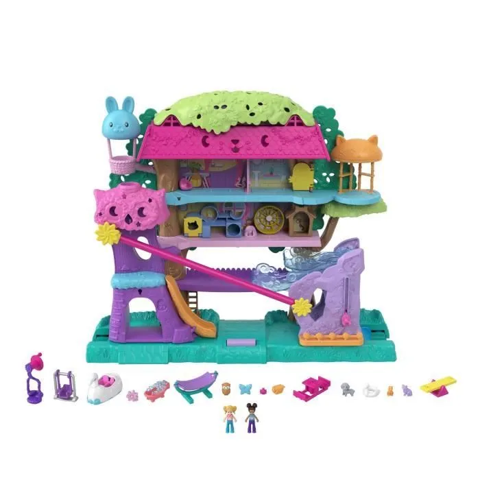 Polly Pocket-Pollyville-La Maison dans les Arbres, à partir de 4 ans HHJ06-0