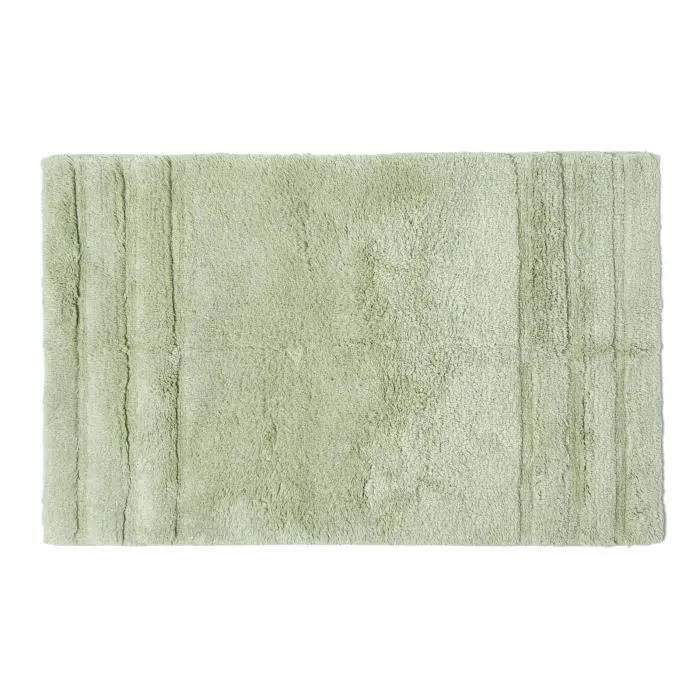 Tapis de bain - HOMESCAPES - SPA Ultra doux - Vert Sauge - 50 x 80 cm & 50 x 55 cm-1