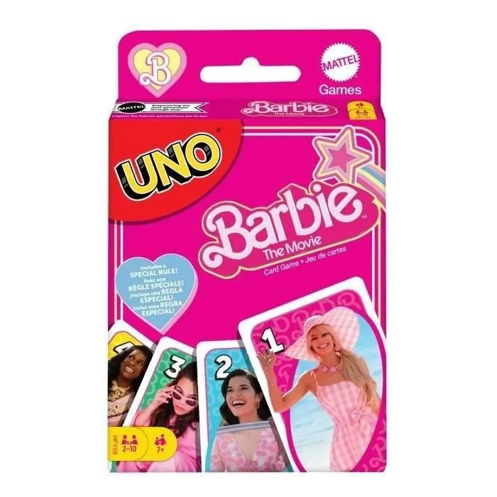 Jeu de cartes UNO BARBIE LE FILM - BARBIE - Pour toute la famille - 7 ans et plus-0