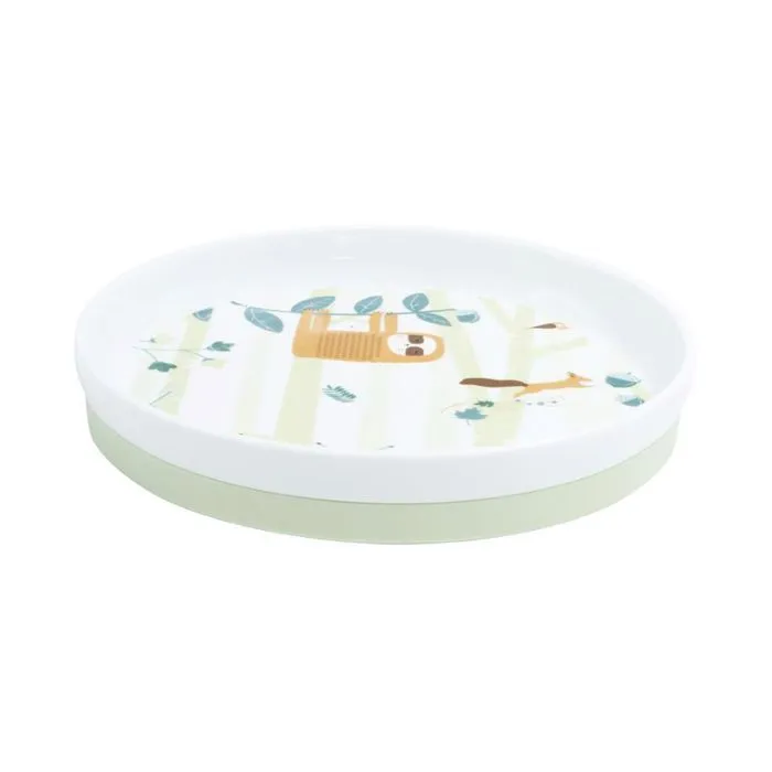 Set repas bébé en porcelaine, assiette plate, Rêve de Forêt-3