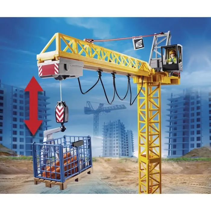 PLAYMOBIL - 70441 - City Action La Construction - Grue radio-commandée-2