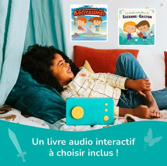 Console Educative - Ma Fabrique à Histoires Verte - Lunii - Conteuse Interactive - Inclus 24 histoires interactives 2h30 d'écoute-3