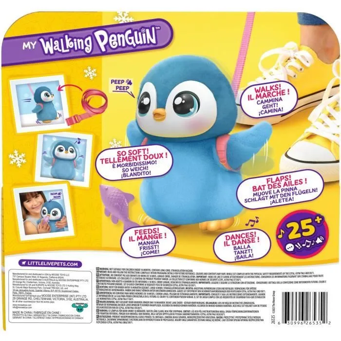 Mon Petit Pingouin - MOOSE TOYS - LITTLE LIVE PETS - Pingouin électronique interactif avec accessoires-1