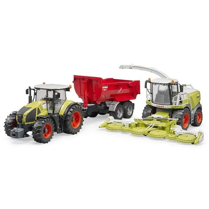 Ensileuse à maïs Claas Jaguar 980 - BRUDER - Moteur Diesel V12 - Jouet pour enfant-3