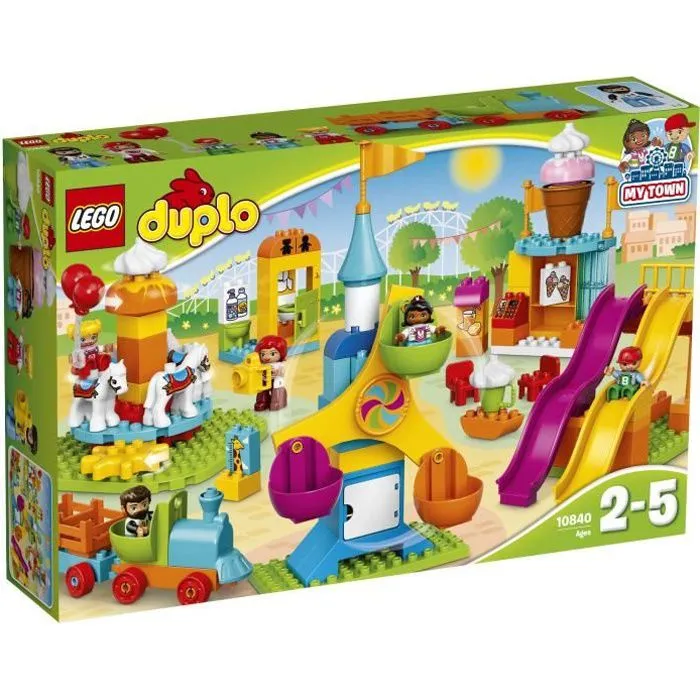 LEGO® DUPLO 10840 Le Parc d'Attractions - Ville - Jeu de Construction-0